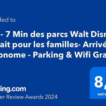 Apartamento Lys - 7 Min Des Parcs Walt Disney- Parfait Pour Les Familles- Arrivee Autonome - Parking & Wifi Gratuit Magny-le-Hongre Exterior foto