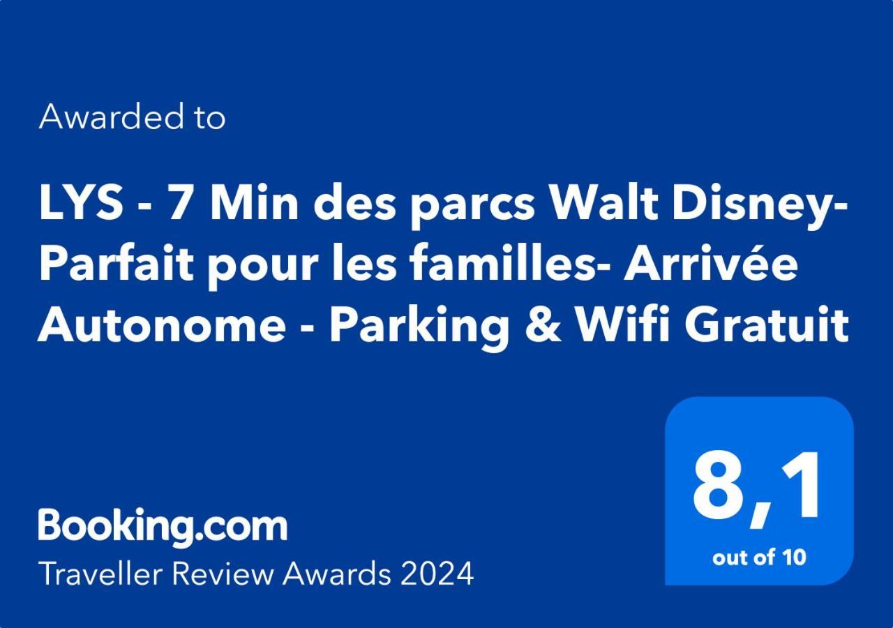 Apartamento Lys - 7 Min Des Parcs Walt Disney- Parfait Pour Les Familles- Arrivee Autonome - Parking & Wifi Gratuit Magny-le-Hongre Exterior foto